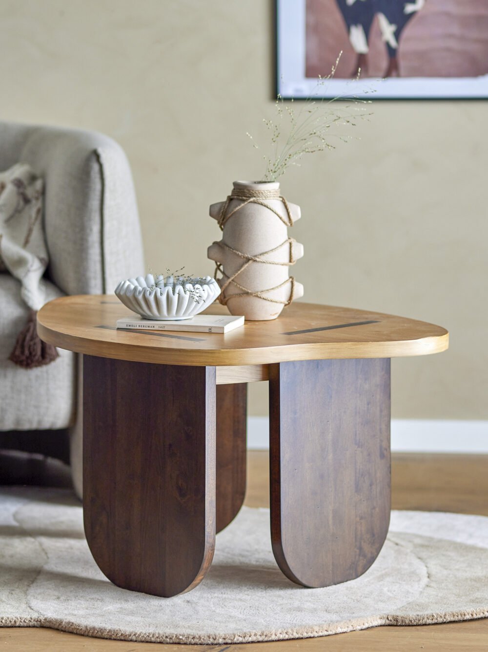 Cilas Coffee Table, Nature, Rubberwood - Image 5