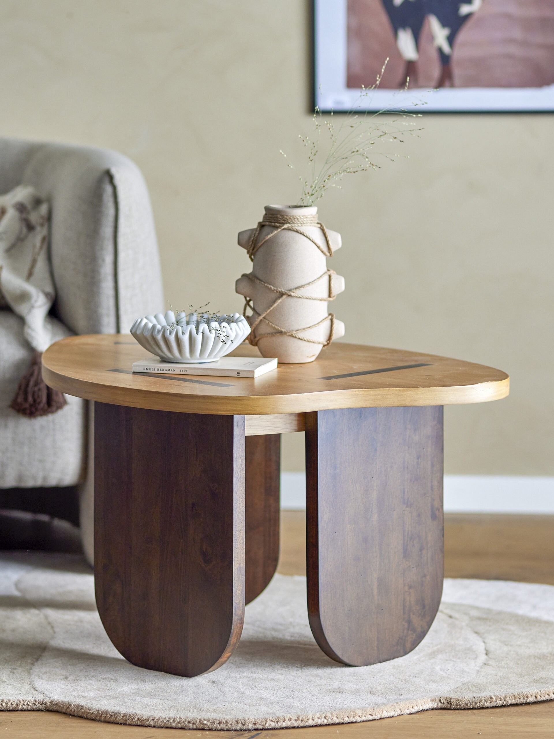Cilas Coffee Table, Nature, Rubberwood - Image 5