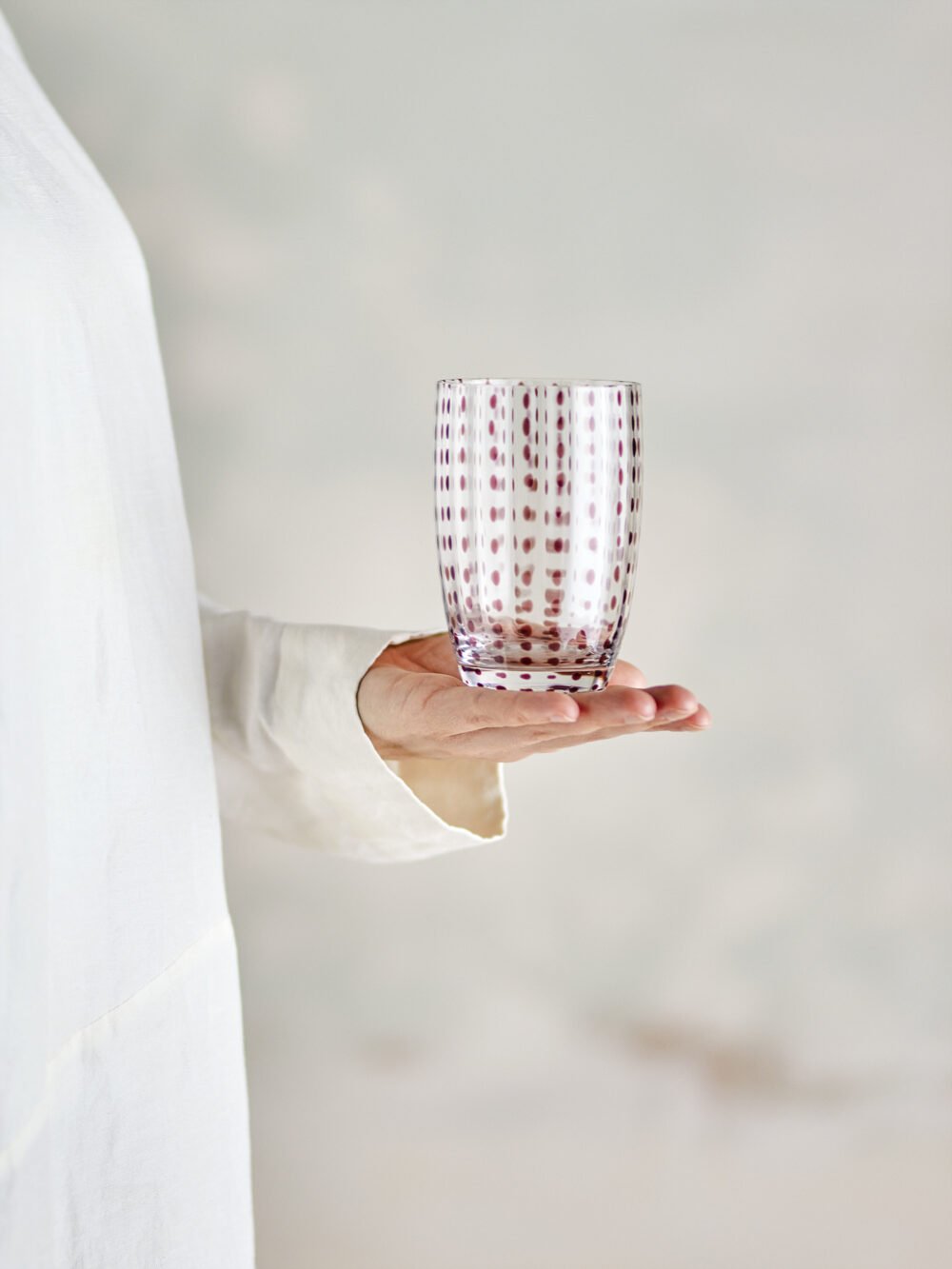 Brinley Drinking Glass, Brown, Glass - Image 2