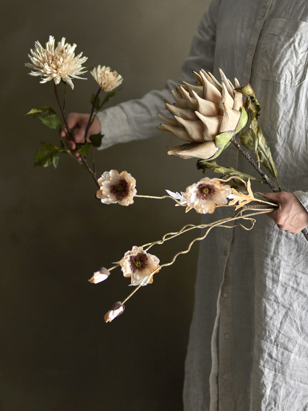 Protea Stem, Nature, Artificial Flowers - Image 3