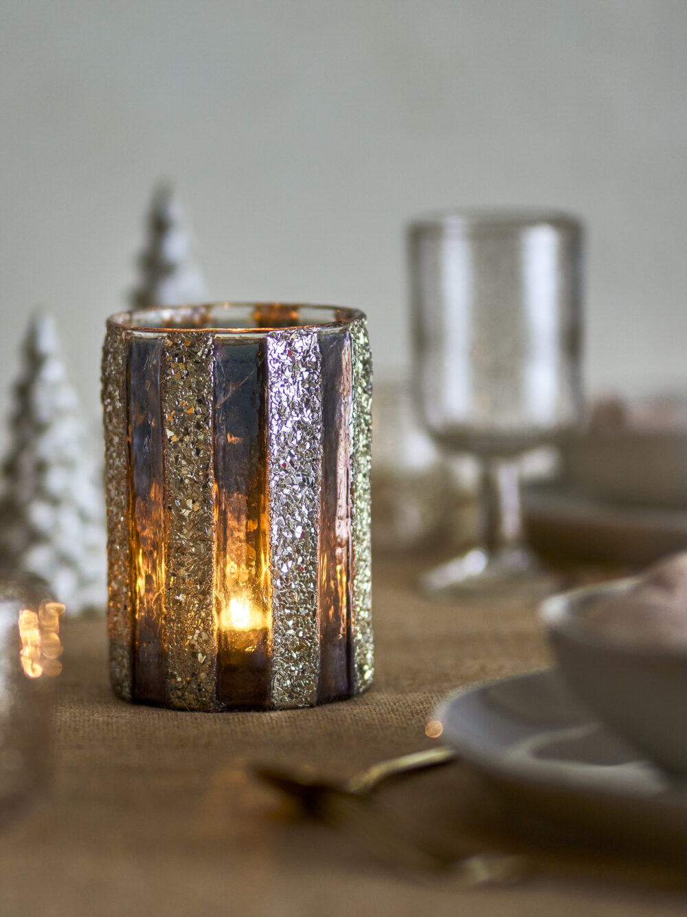 Cicilia Votive, Gold, Glass - Image 2