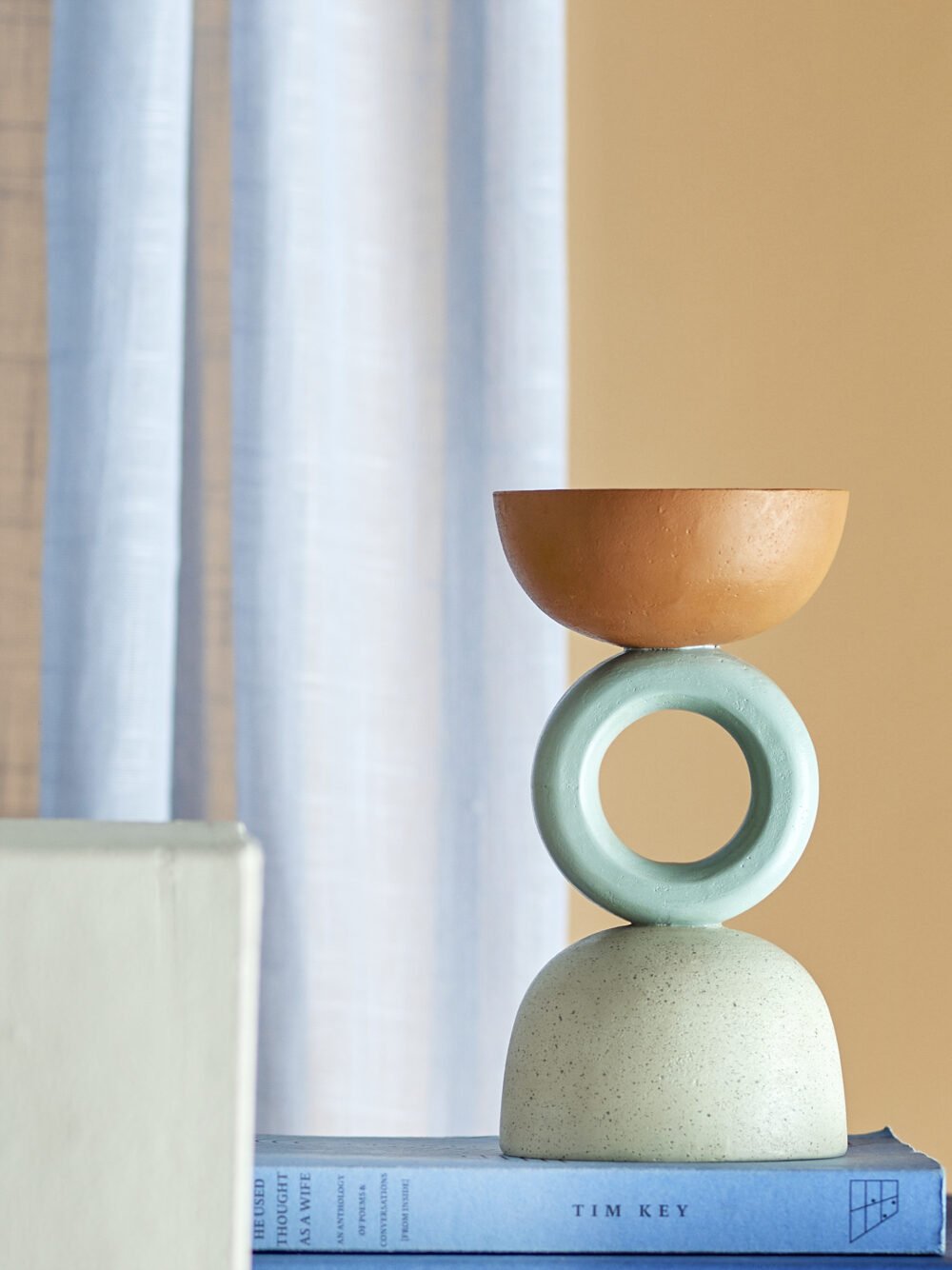 Loretta Votive, Orange, Polyresin - Image 5