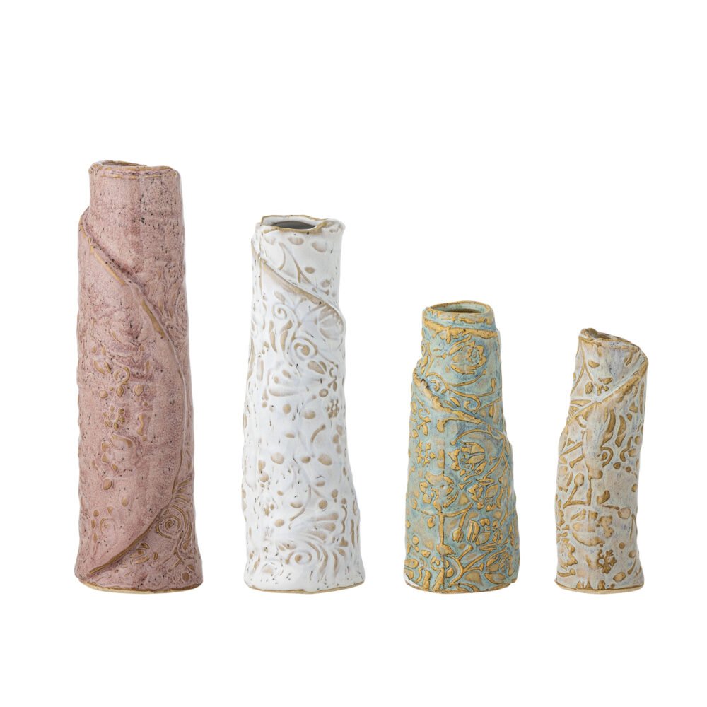 Temple Vase, Brown, Stoneware