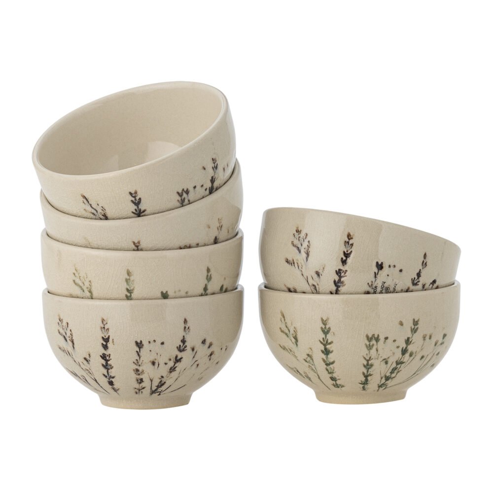 Bea Bowl, Multipack, Nature, Stoneware
