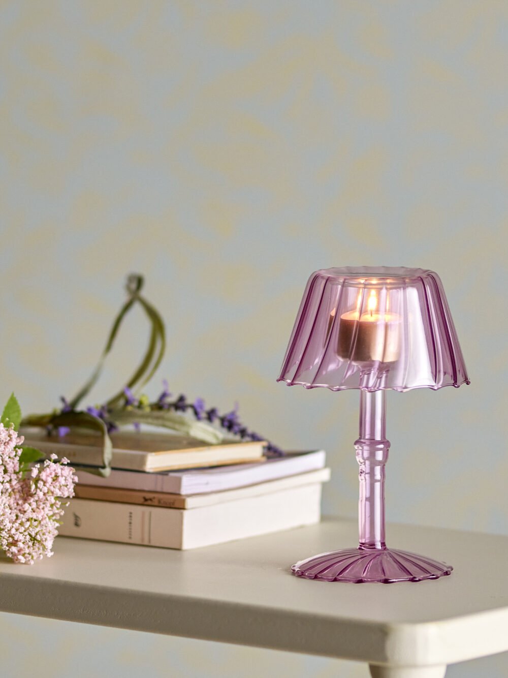 Cisco Votive, Rose, Glass - Image 2