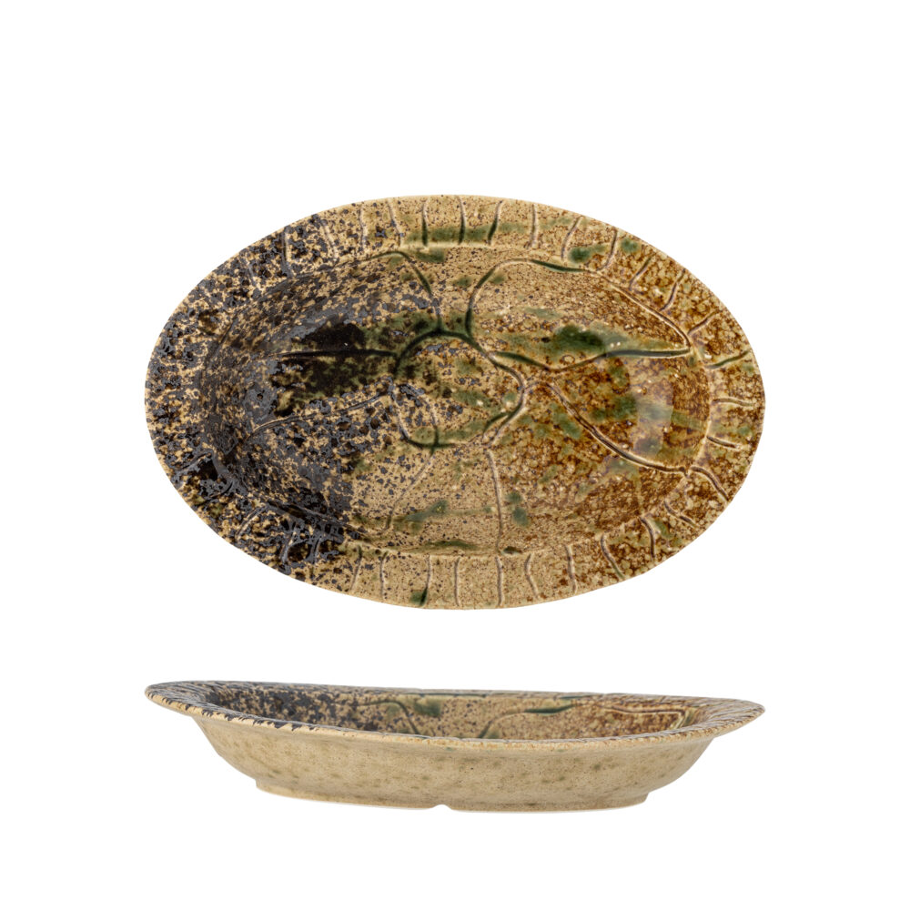 Larken Serving Plate, Black, Stoneware