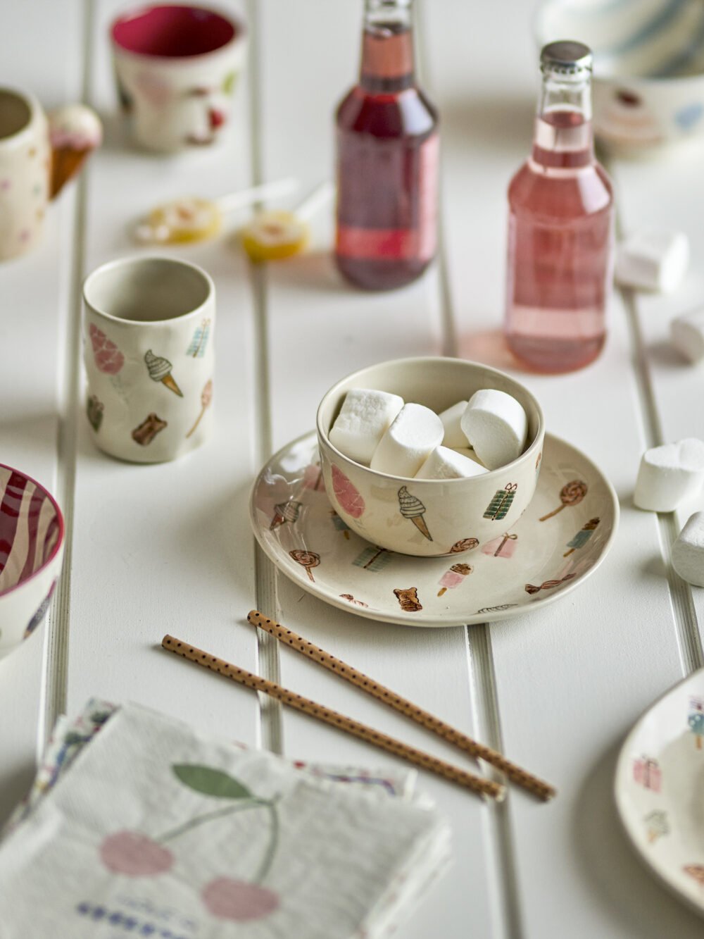 Sweets Tableware Set, Nature, Stoneware - Image 3