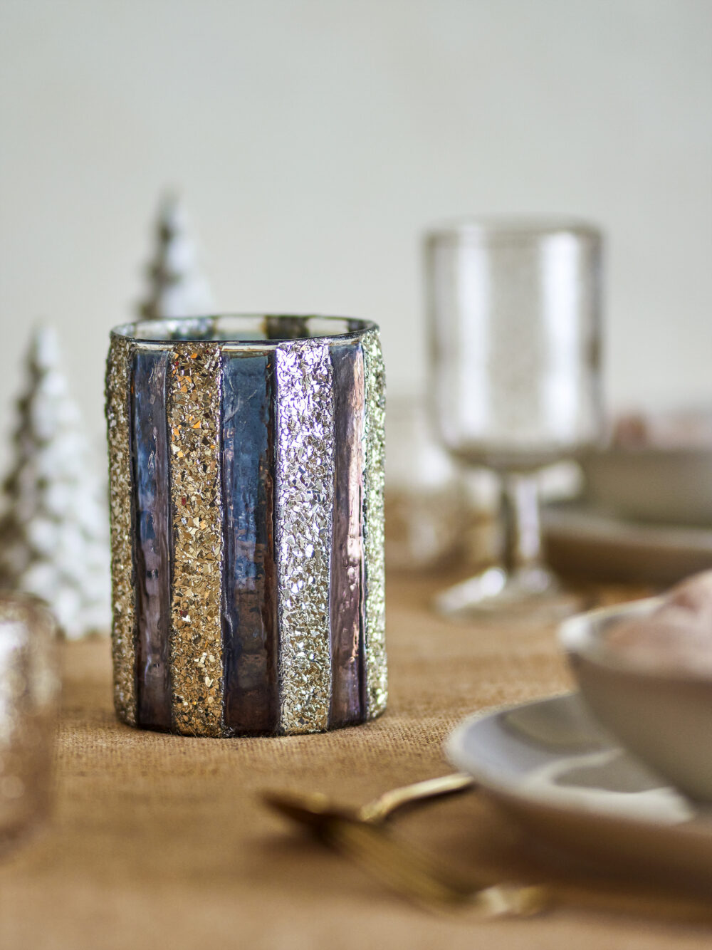 Cicilia Votive, Gold, Glass - Image 3