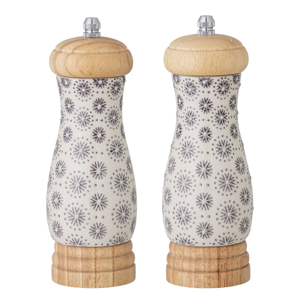 Elsa Salt & Pepper Mill, Grey, Stoneware