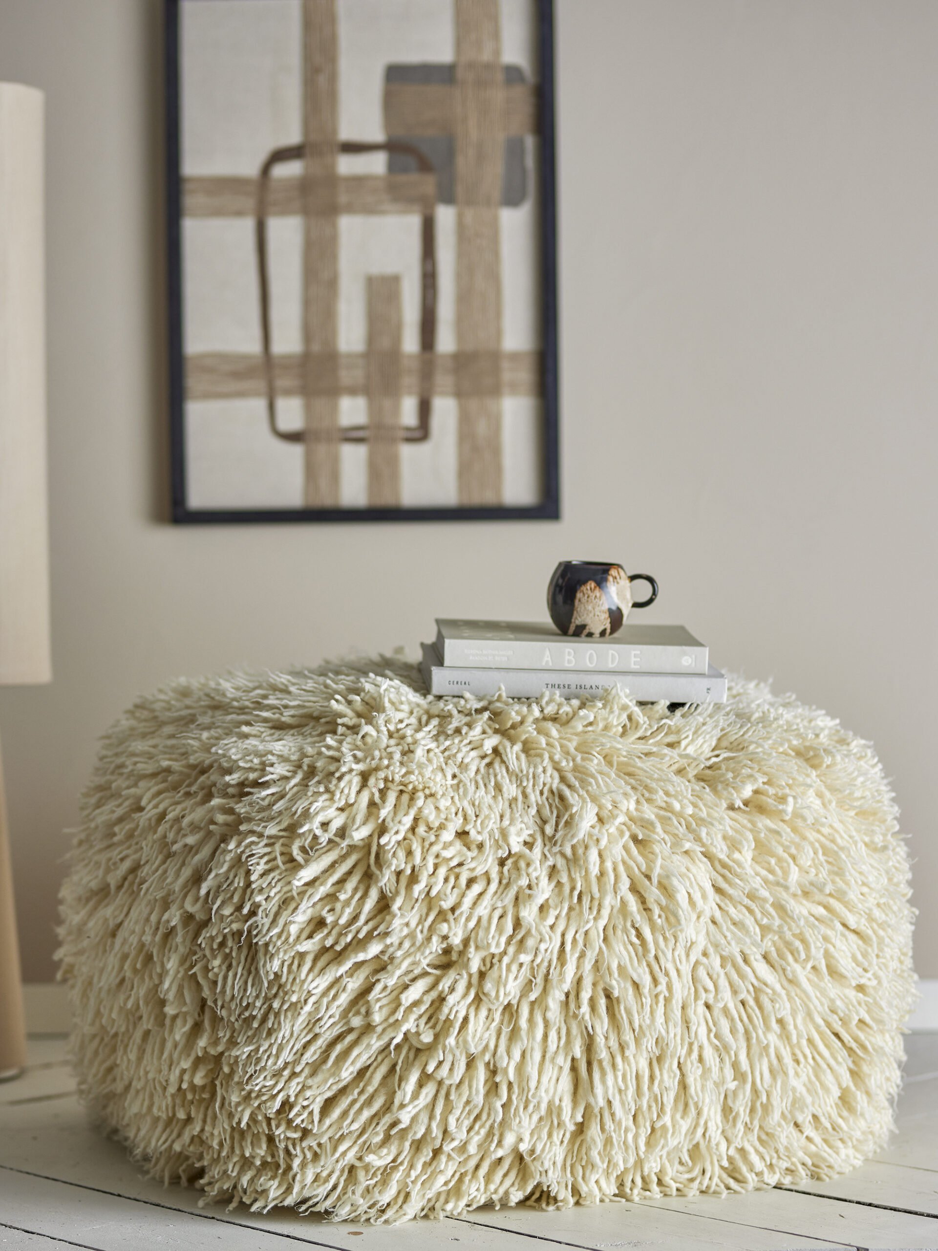Lomba Pouf, Nature, Wool - Image 4