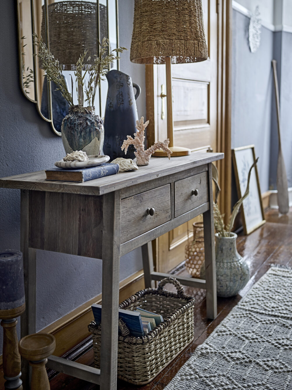Mas Wall Mirror, Brass, Metal - Image 3