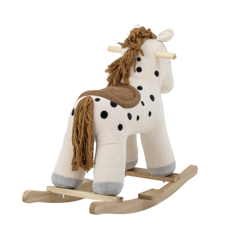 Merlen Rocking Toy, Horse, White, Polyester - Image 4