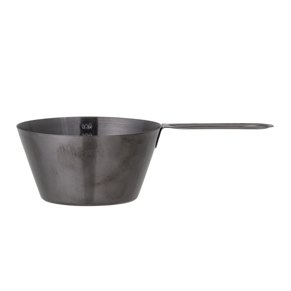 Iddi Measuring Cup, Black, Stainless Steel