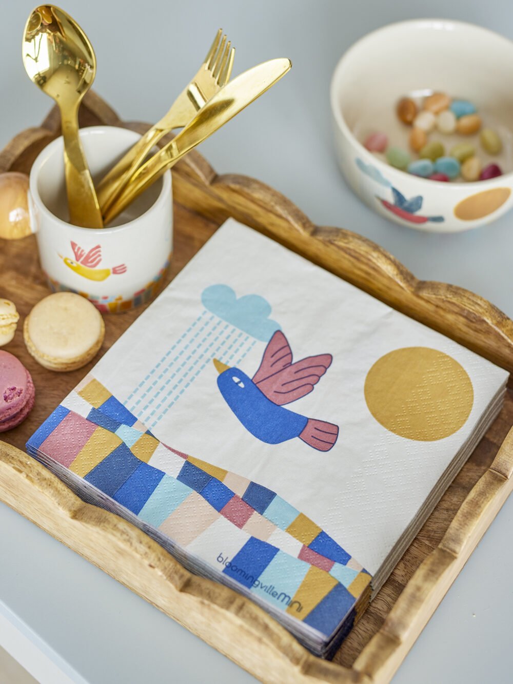 Colorine Napkin, Nature, FSC® Mix, Paper - Image 4