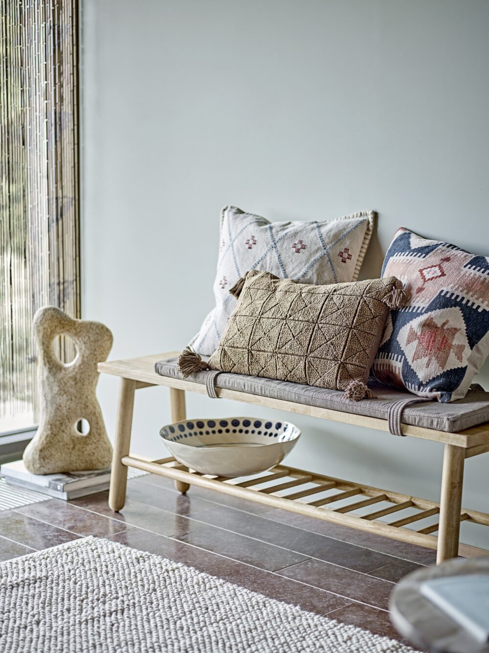 Auna Cushion, Brown, Cotton - Image 3