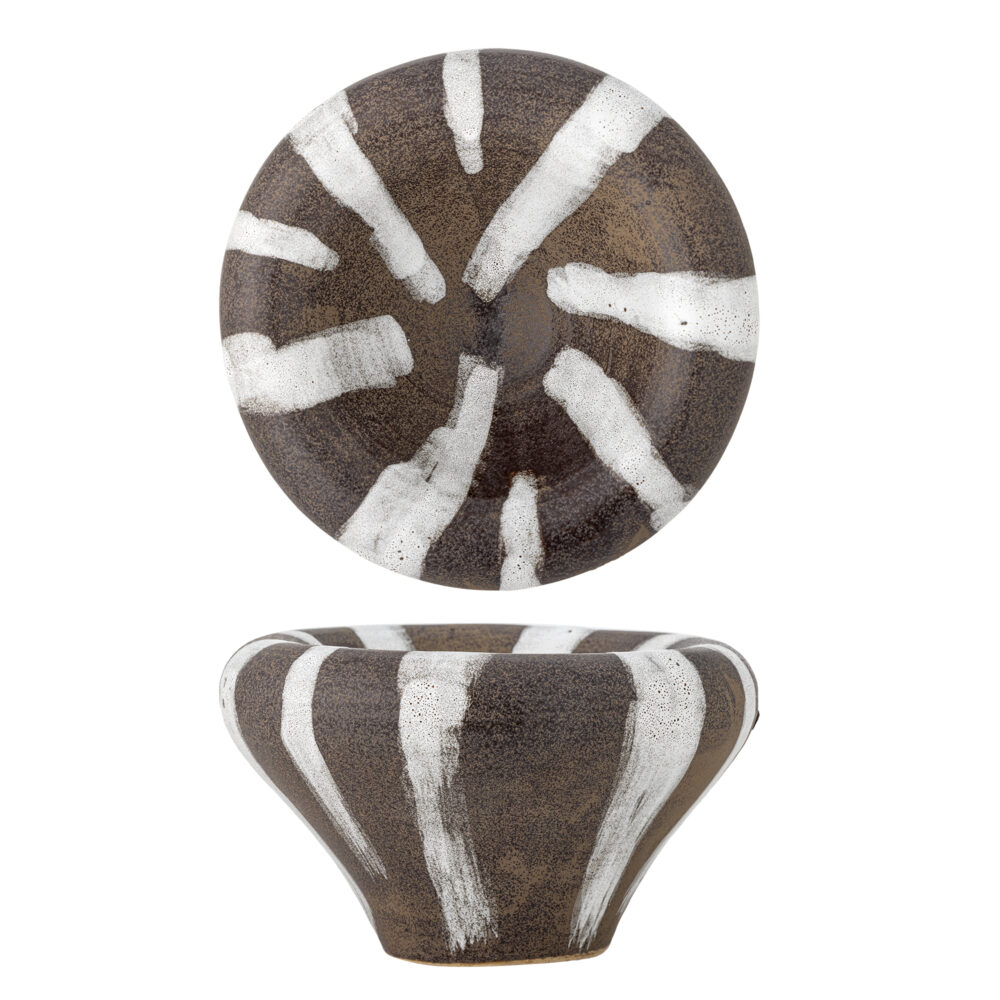 Ladris Bowl, Brown, Stoneware