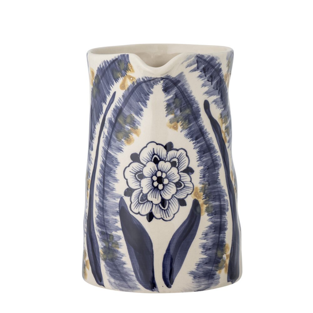 Anuuk Vase, Blue, Stoneware - Image 4