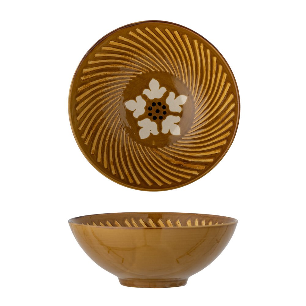 Heikki Bowl, Brown, Stoneware