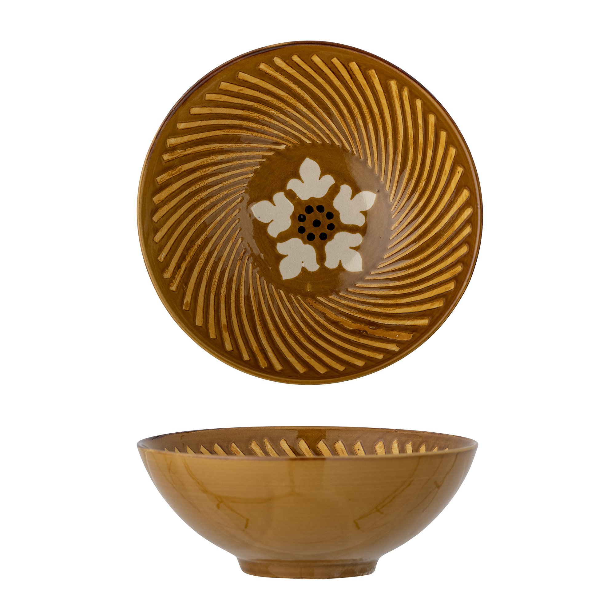 Heikki Bowl, Brown, Stoneware
