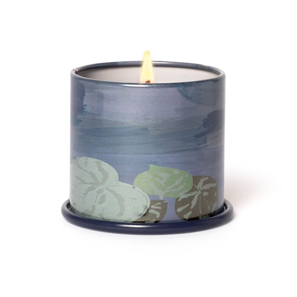 Hidden Lake Demi Vanity Tin Candle, Blue, - Image 4