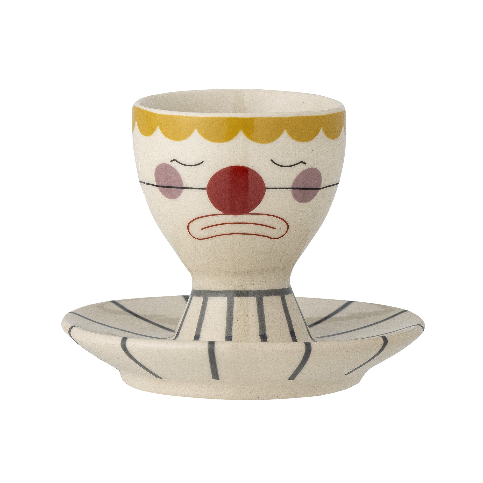 Fizbo Egg Cup, Nature, Stoneware - Image 2