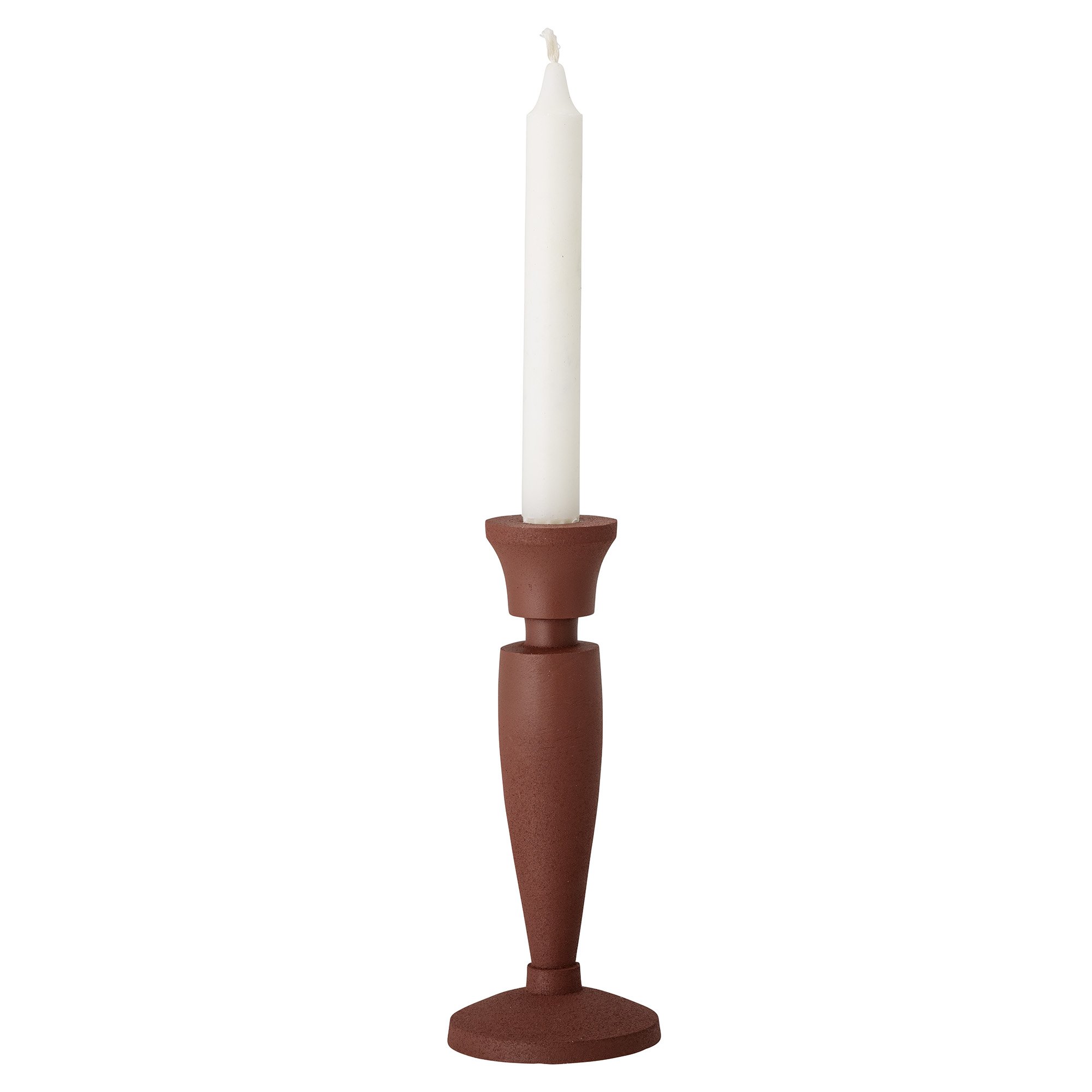 Isel Candle Holder, Brown, Aluminum - Image 2