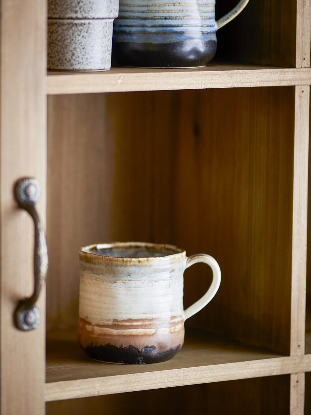Deana Mug, Brown, Stoneware - Image 4