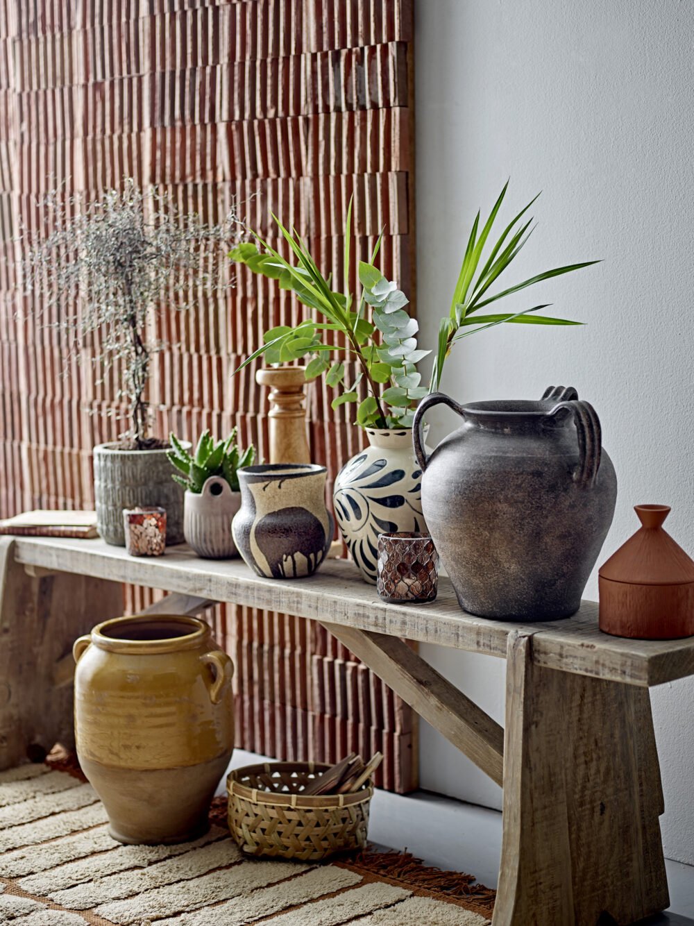 Heikki Vase, Blue, Stoneware - Image 3
