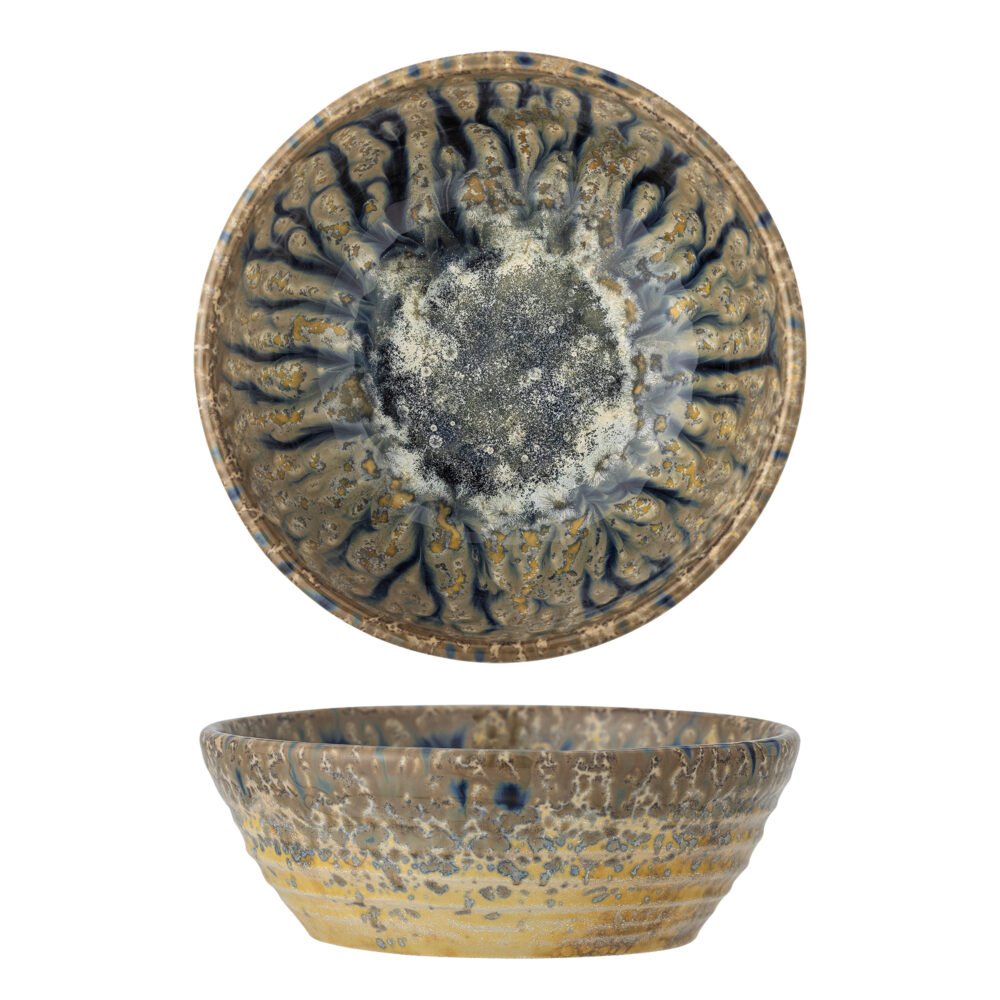 Milani Bowl, Blue, Stoneware