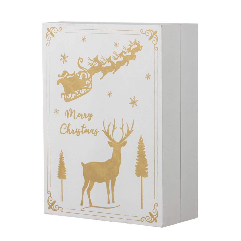 Elimar Calendar w/light, White, Plywood - Image 3