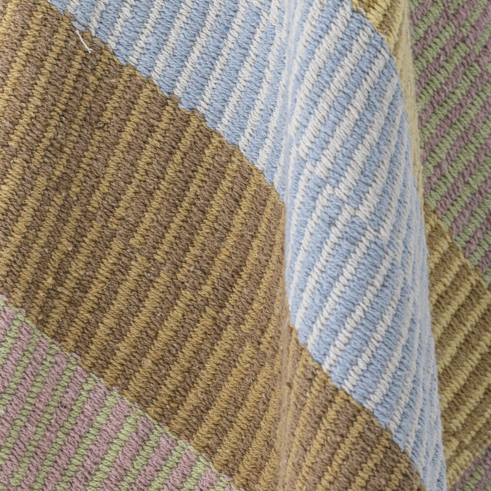 Isnel Throw, Yellow, Recycled Cotton - Image 3