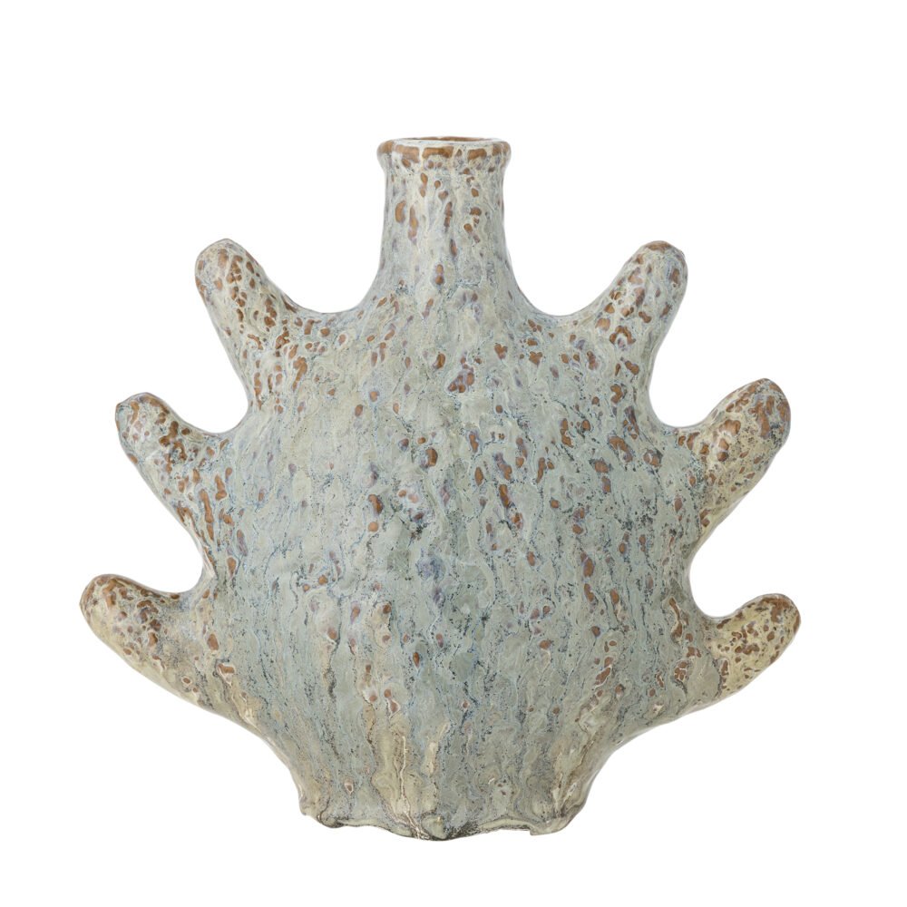 Bridget Candle Holder, Grey, Stoneware