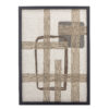Bie Wall Decor, Brown, Cotton