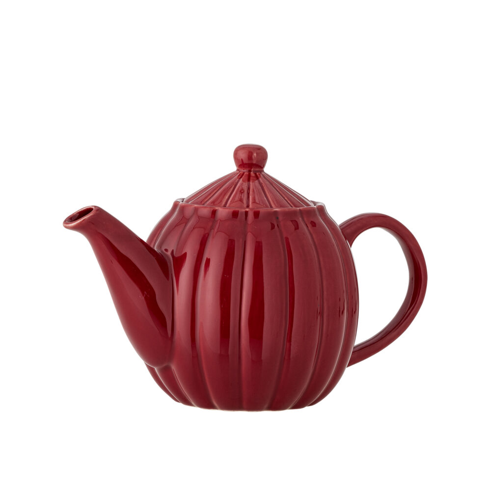 Latina Teapot, Red, Stoneware - Image 3