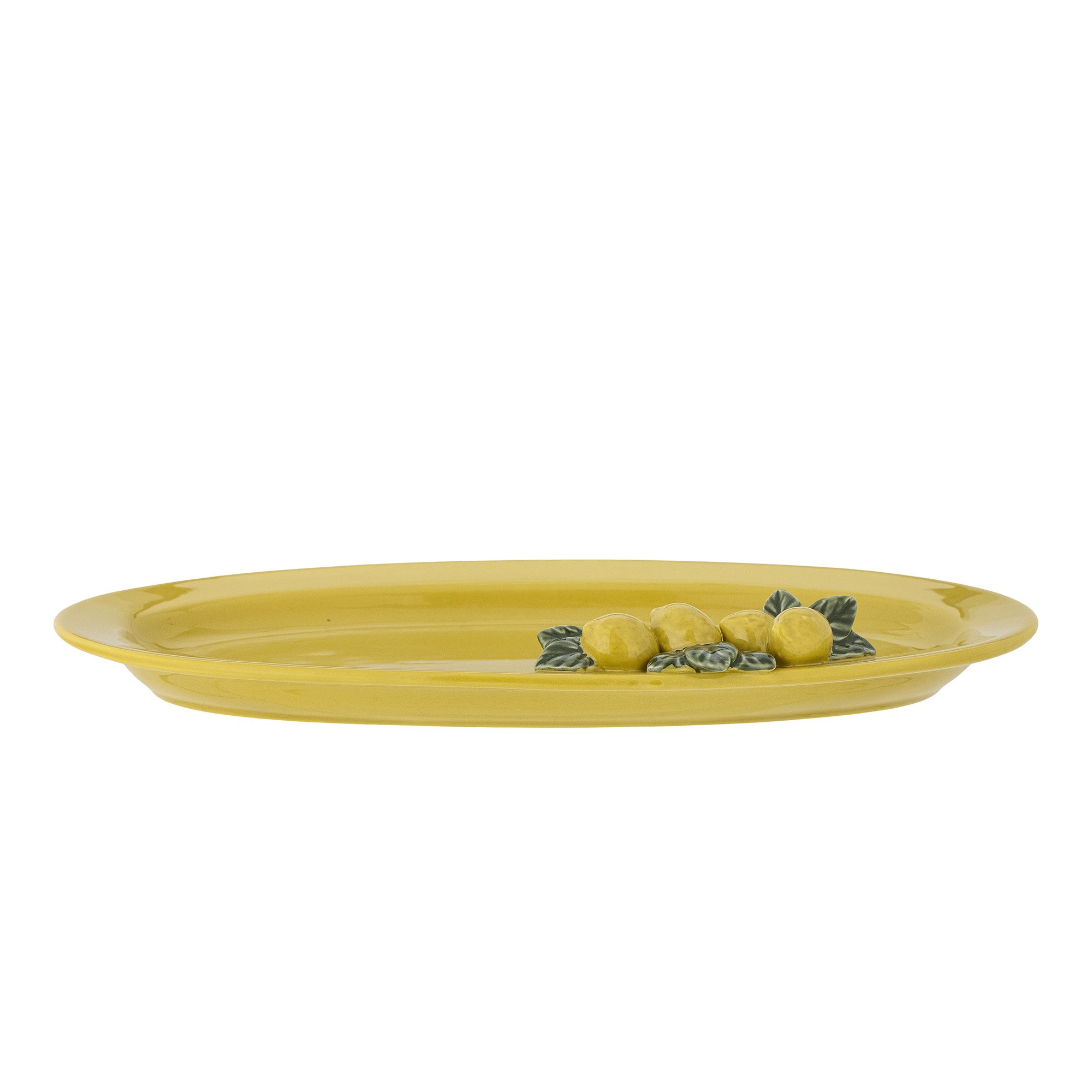 Limone Serving Plate, Yellow, Stoneware - Image 3