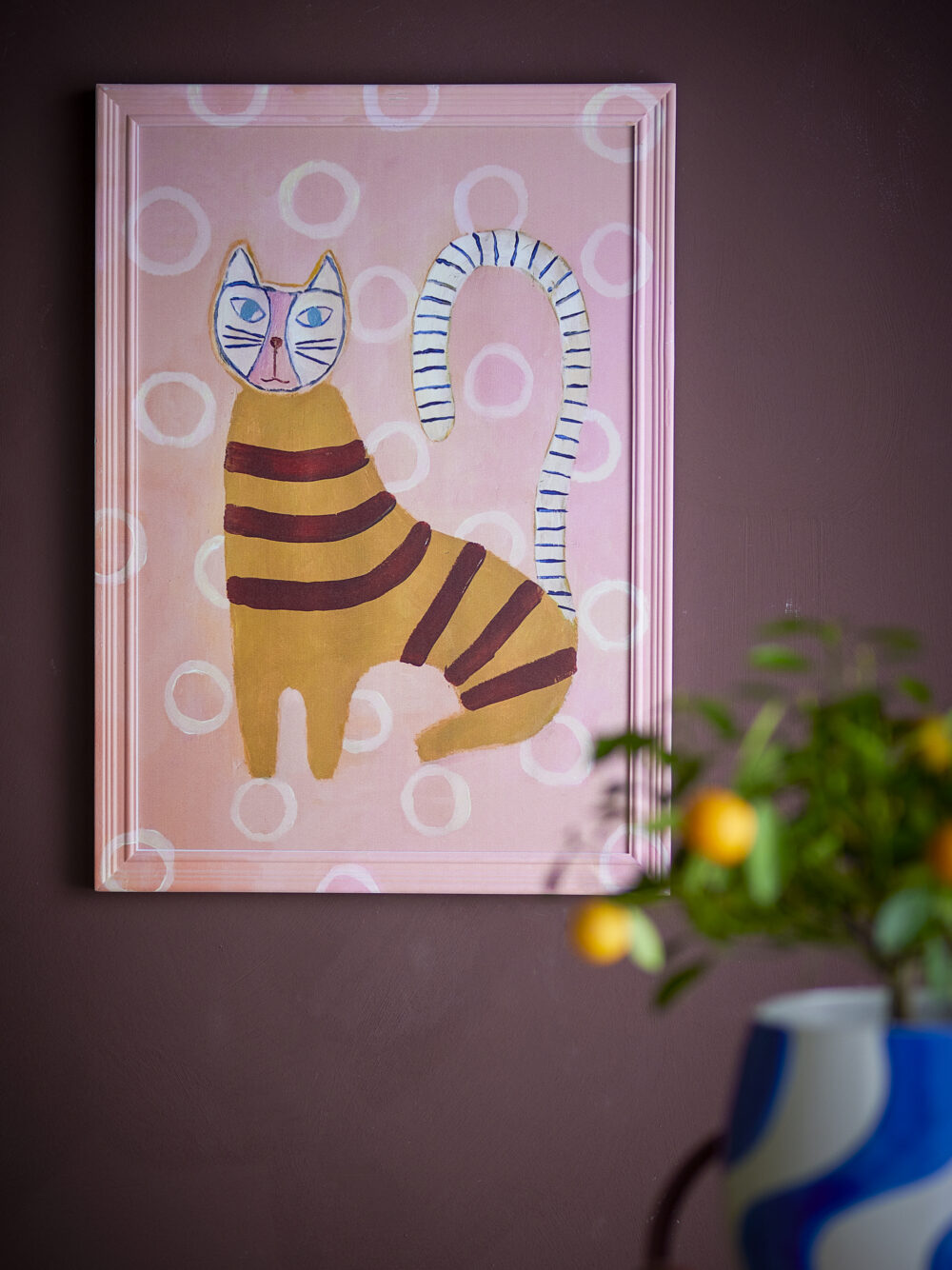 Missy Illustration w/ Frame, Rose, Firwood - Image 2
