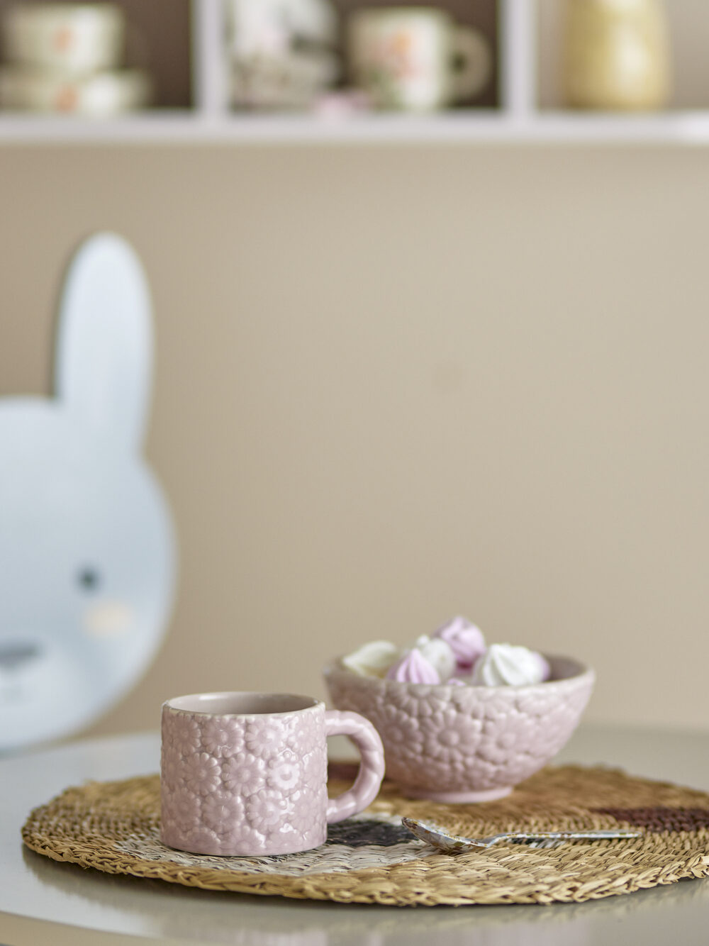 Benji Cup, Rose, Stoneware - Image 2