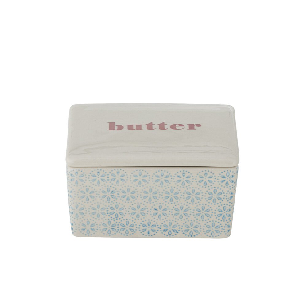 Patrizia Butter Box, Blue, Stoneware