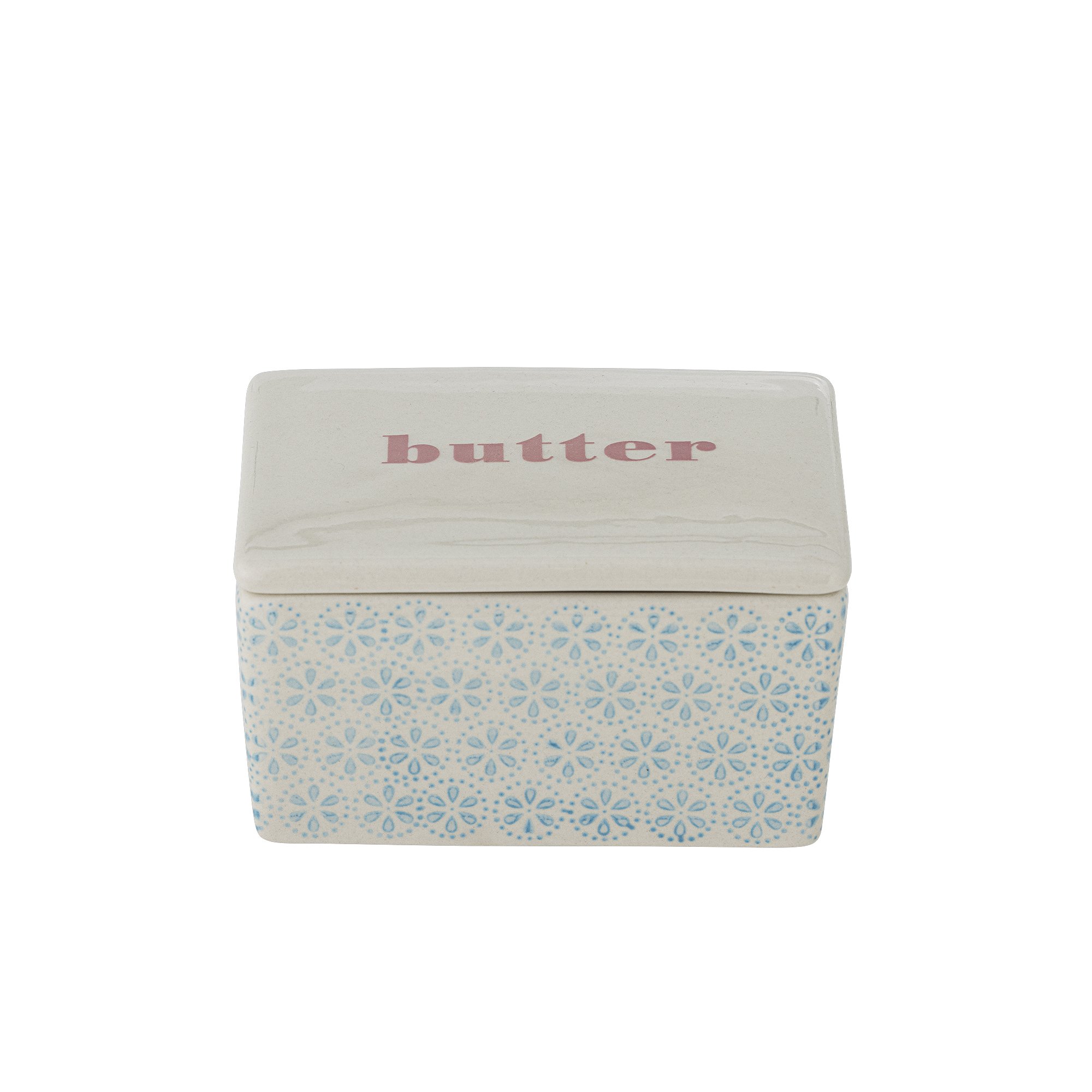 Patrizia Butter Box, Blue, Stoneware