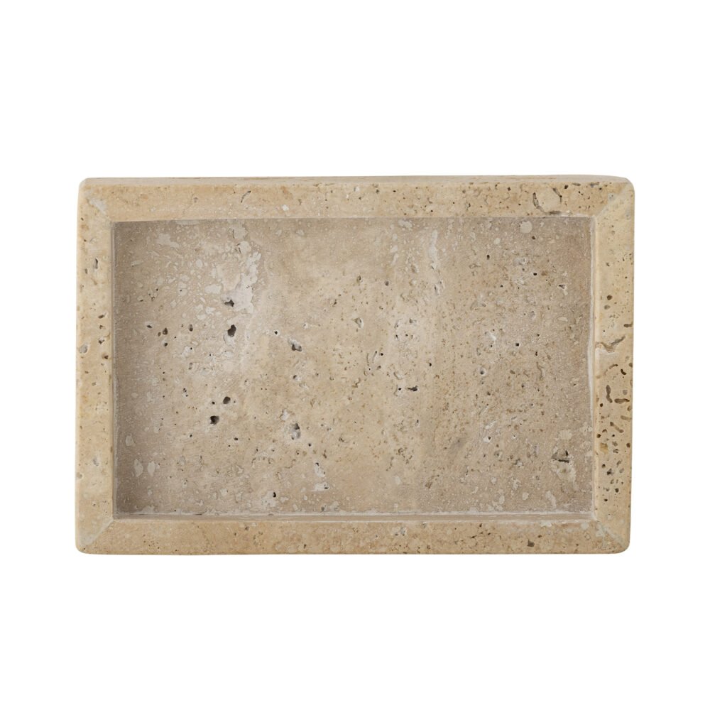 Majsa Tray, Nature, Travertine - Image 3