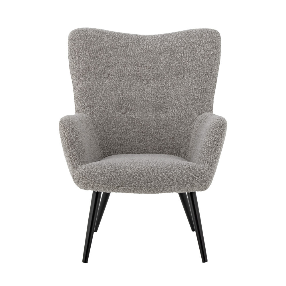 Perry Lounge Chair, Nature, Polyester