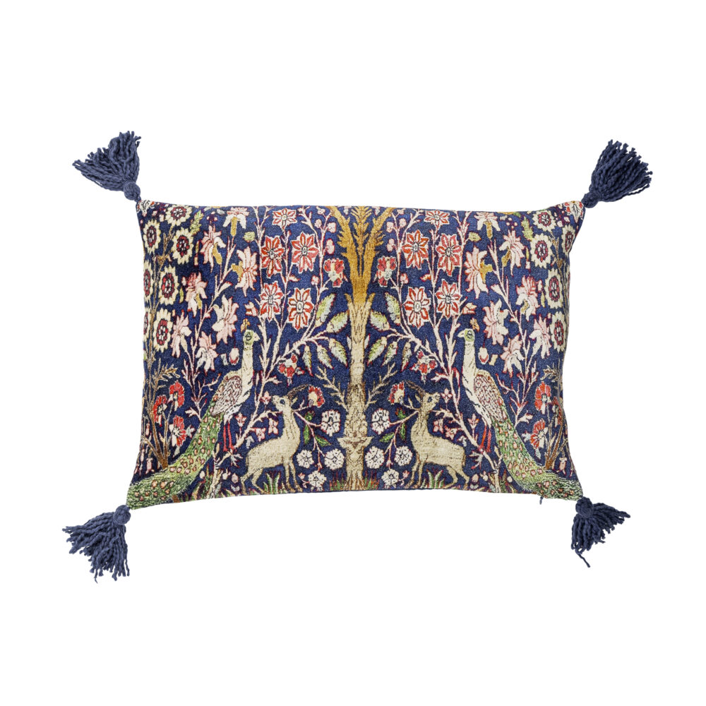 Adya Cushion, Blue, Viscose