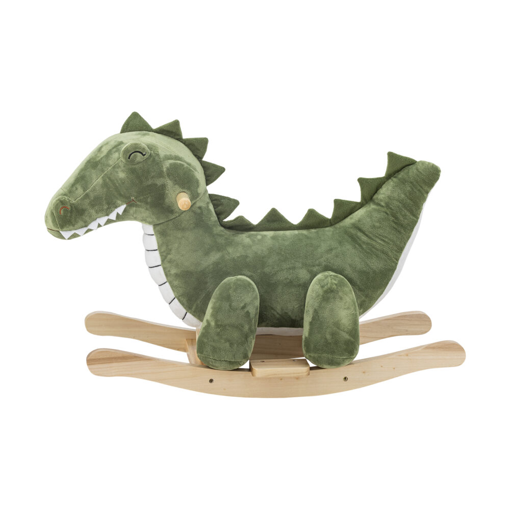 Arnie Rocking Toy, Crocodile, Green, Polyester - Image 3