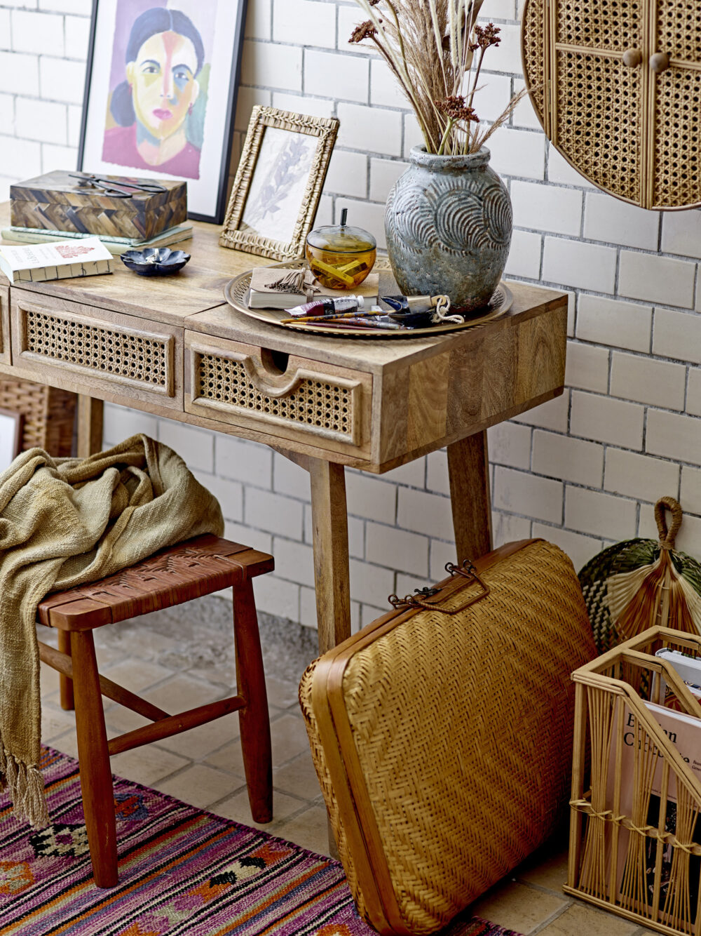 Tobi Magazine Holder, Nature, Bamboo - Image 6