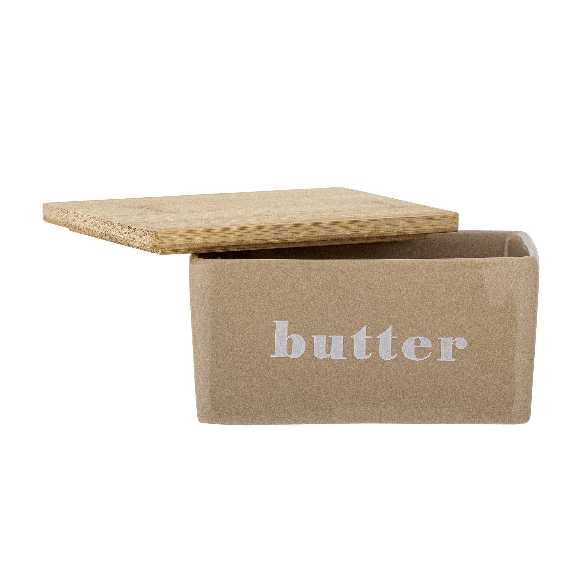 Hanyu Butter Box, Brown, Stoneware - Image 3