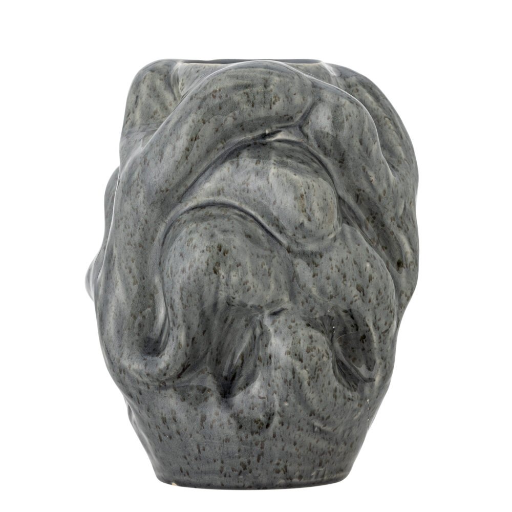 Vuelle Vase, Grey, Stoneware