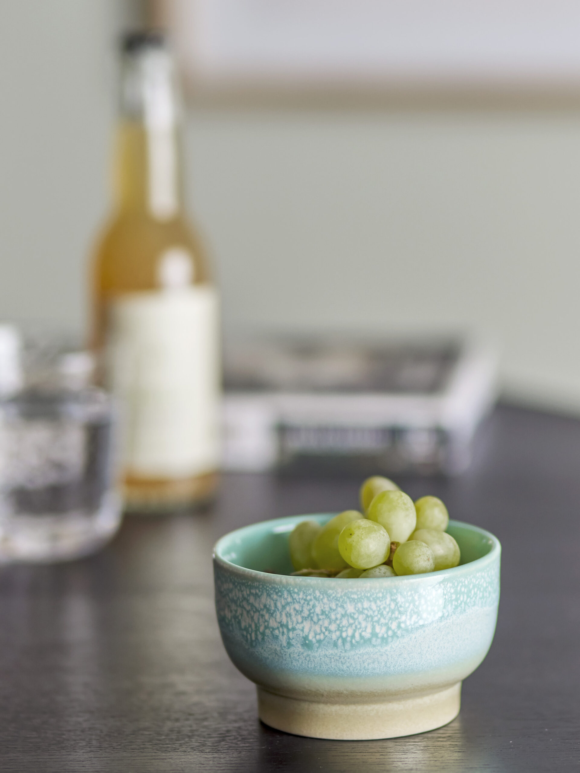Safie Bowl, Green, Stoneware - Image 3