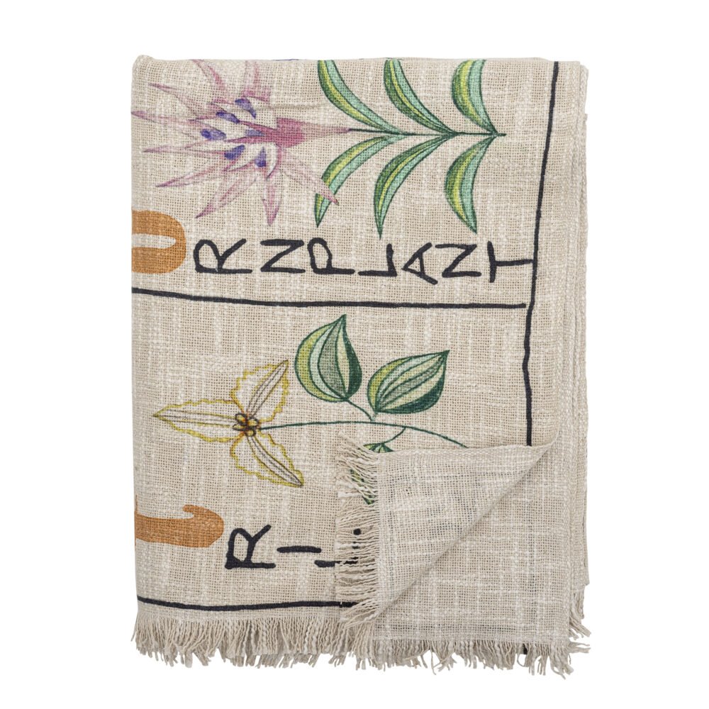 Ghigo Throw, Green, Cotton