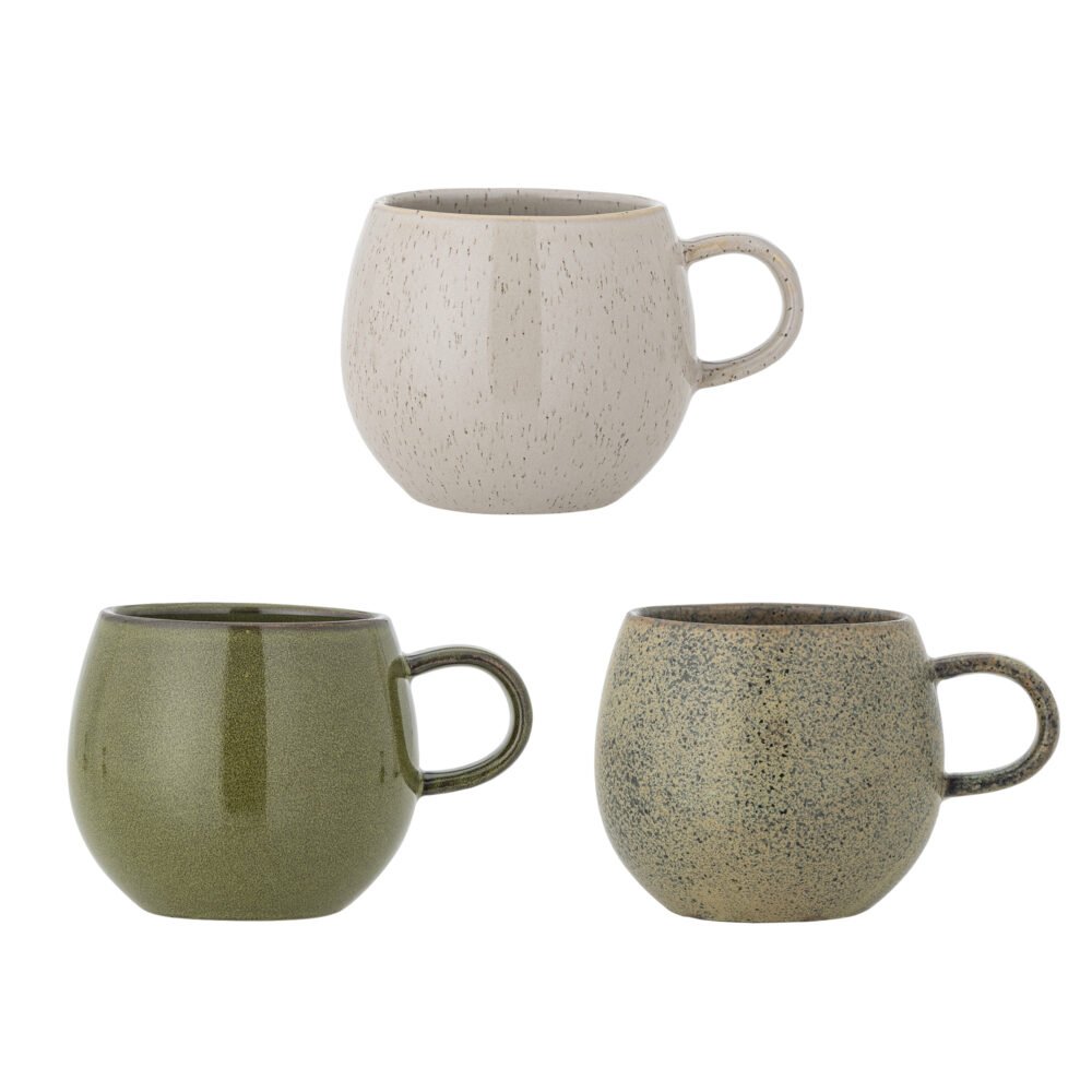Addison Mug, Green, Stoneware