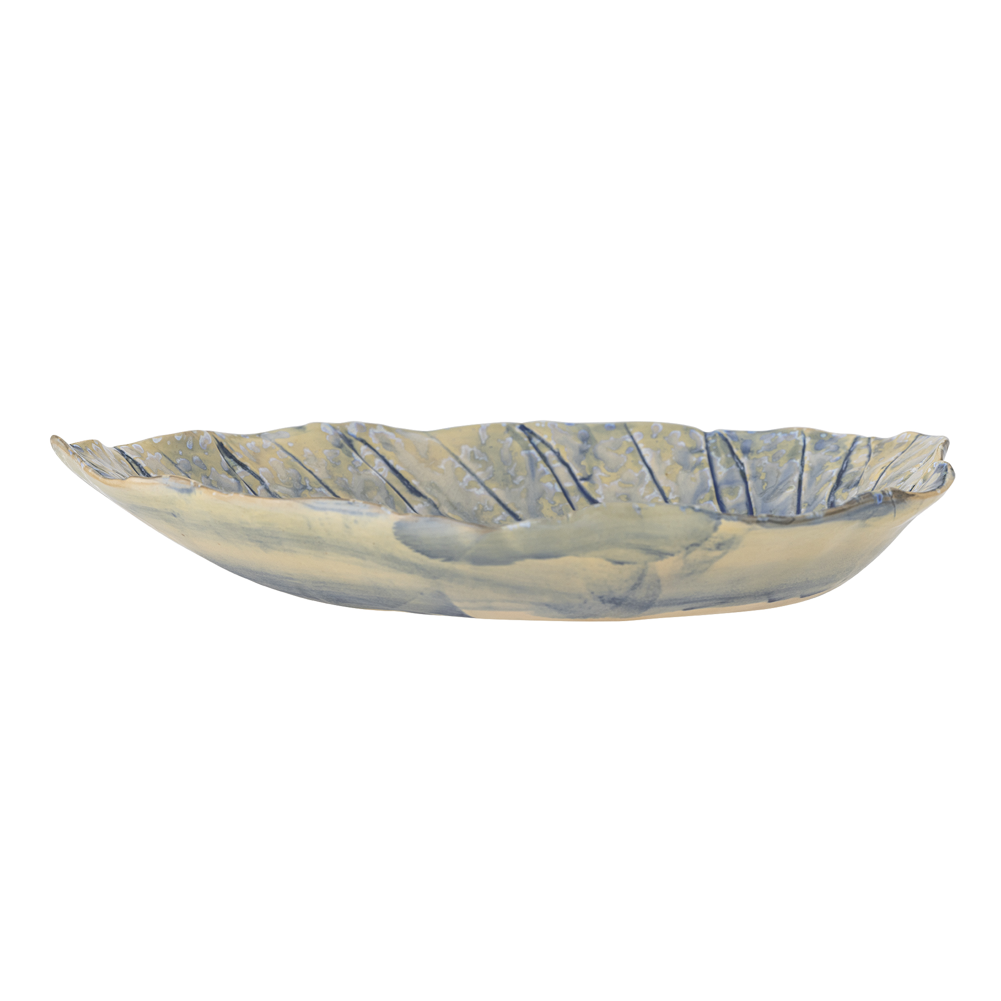 Rowan Serving Plate, Blue, Stoneware - Image 3